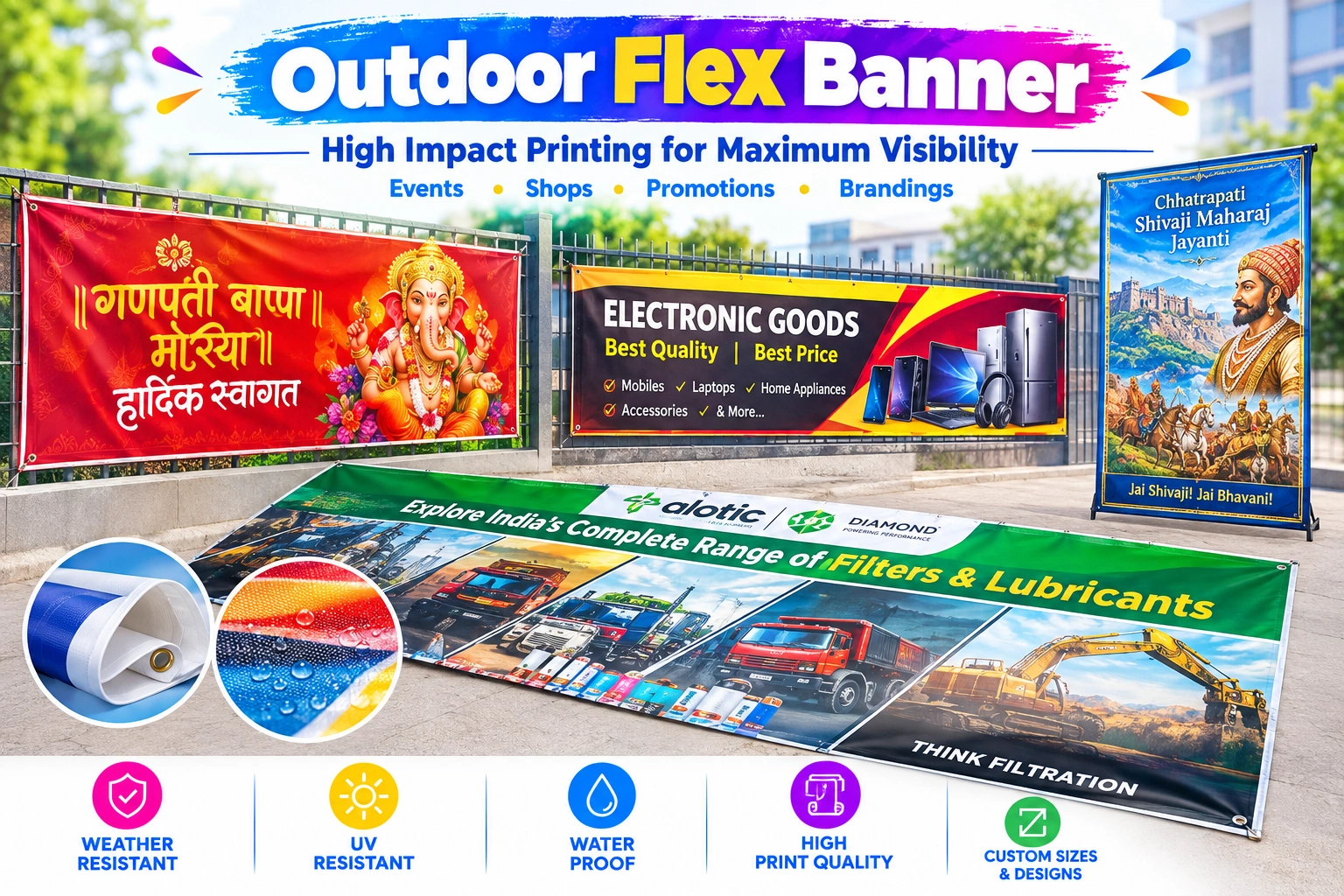 Outdoor Flex Banner